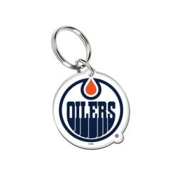 Porte-clés en acrylique Wincraft Premium Oilers d'Edmonton