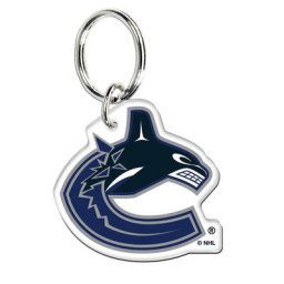 Porte-clés en acrylique de qualité supérieure Wincraft des Canucks de Vancouver
