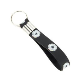 Porte-clés en silicone DFB - Noir
