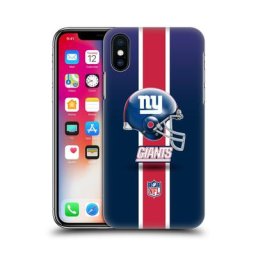 Étui de téléphone à coque rigide avec logo pour casque des Giants de New York - iPhone