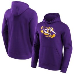 Sweat capuche LSU Tigers Primary Logo Graphique - Homme