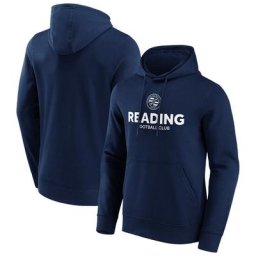 Sweat Capuche Reading Wordmark Graphique - Marine - Homme