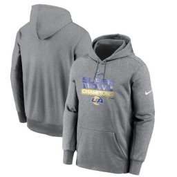 Sweat Capuche Los Angeles Rams Nike Super Bowl LVI Trophée Champions - Homme