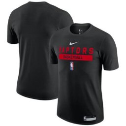 Toronto Raptors Nike T-shirt d'entraînement à manches courtes - Noir - Homme