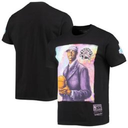 T-shirt Mitchell & Ness Tracy McGrady pour hommes, noir, Toronto Raptors Hardwood Classics Draft Day Colorwash