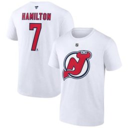 Fanatics Branded Dougie Hamilton White New Jersey Devils Special Edition 2.0 T-shirt avec nom et numéro