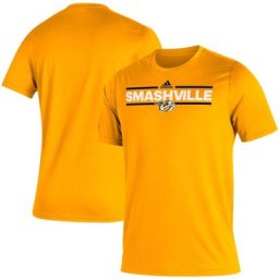 T-shirt adidas Gold Nashville Predators Dassler Creator pour homme