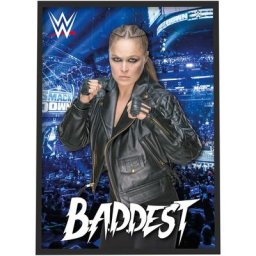 Affiche WWE Ronda Rousey Crowd - Encadré A3