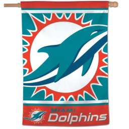 Bannière verticale Miami Dolphins 28x40