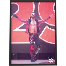 Affiche WWE Seth Rollins Entrance - Encadré A3