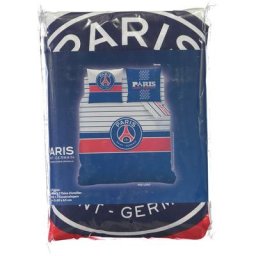 Parure de lit PSG - 240 x 220 + 2 63 x 63 - Logo Retro