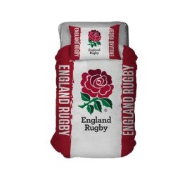 Ensemble housse de couette et taie d'oreiller simple England - 100% coton