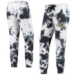 Pantalon de jogging DKNY Sport blanc/noir Boston Bruins Melody pour femme