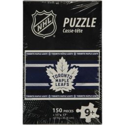 Casse-tête de 150 pièces des Maple Leafs de Toronto dans une boîte