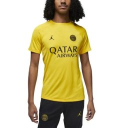 Maillot PSG Jordan Pre-Match Dri-FIT Fourth 22/23 - Jaune