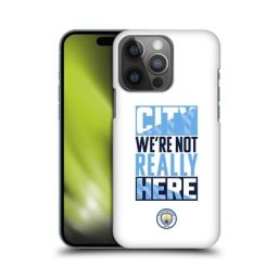 Coque arrière rigide We're Not Really Here de Manchester City - Blanc - iPhone