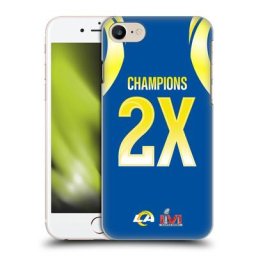 Coque de téléphone rigide 2x Los Angeles Rams Super Bowl LVI Champions - iPhone