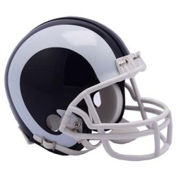 Casque Los Angeles Rams Riddell VSR4 Mini Throwback 1965-72