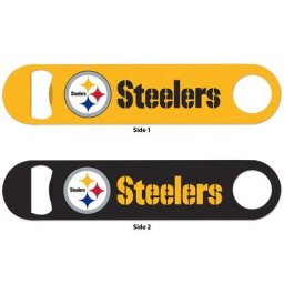 Ouvre-bouteille en métal des Steelers de Pittsburgh