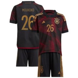 Allemagne Away Minikit 2022 avec impression Moukoko 26