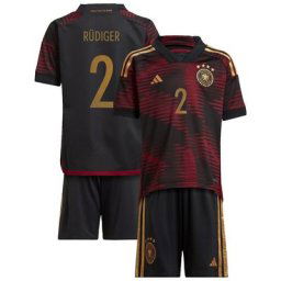 Allemagne Away Minikit avec impression Rüdiger 2