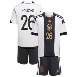 Allemagne Home Minikit 2022 avec impression Moukoko 26