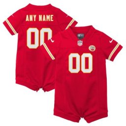 Barboteuse Nike Home Jersey Kansas City Chiefs - Personnalisée - Nourrisson