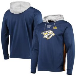 Adidas Nashville Predators Skate Lace AEROREADY Sweat à capuche pour homme bleu marine
