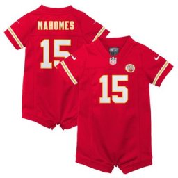 Barboteuse Kansas City Chiefs Domicile - Rouge - Patrick Mahomes - Bébé