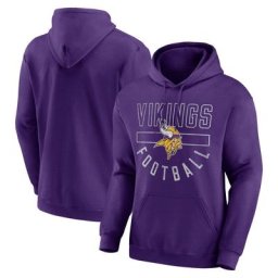 Sweat à capuche avec écran à bulles Minnesota Vikings pour homme de marque Fanatics pourpre