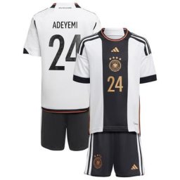 Allemagne Home Minikit 2022 avec impression Adeyemi 24