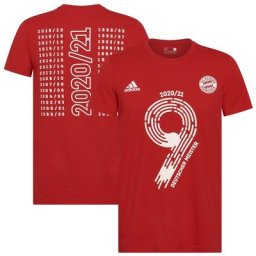 T-shirt FC Bayern Bundesliga 2020-21 Champions - Rouge - Enfant