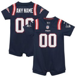 New England Patriots Nike Home Jersey Barboteuse - Personnalisé - Nourrisson