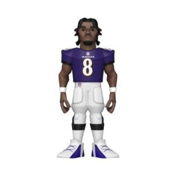Figurine de collection Funko Gold des Ravens de Baltimore - Lamar Jackson avec Chase