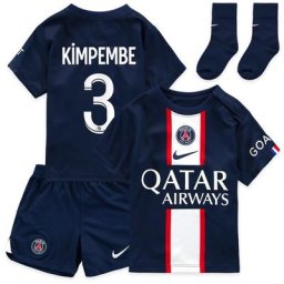 Kit PSG Domicile 22/23 – Bébé avec flocage Kimpembe 3