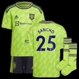 Mini troisième tenue Manchester United 2022-23 avec flocage Sancho 25