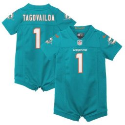 Barboteuse Miami Dolphins Domicile - Aqua - Tyreek Hill - Nourrisson
