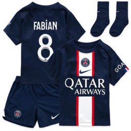 Kit PSG Domicile 22/23 – Bébé avec flocage Fabian 8