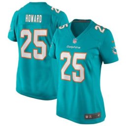 Maillot Miami Dolphins Nike Domicile - Aqua - Xavien Howard - Femme