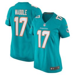 Maillot Miami Dolphins Nike Domicile - Aqua - Jaylen Waddle - Femme