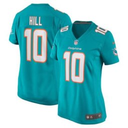 Maillot Miami Dolphins Nike Domicile - Aqua - Tyreek Hill - Femme