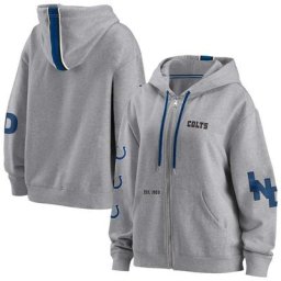 OML COLT GRIS 21 SWEAT-SHIRT À CAPUCHE FERMETURE ÉCLAIR POUR FEMME SWTLADZIP