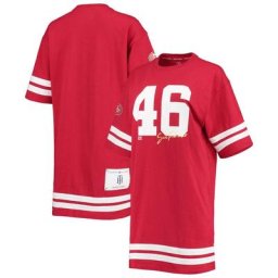 Robe Tommy Hilfiger Scarlet San Francisco 49ers Clair à manches mi-longues pour femme