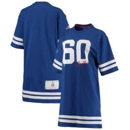 Robe à manches mi-longues Tommy Hilfiger Royal Buffalo Bills Clair pour femme