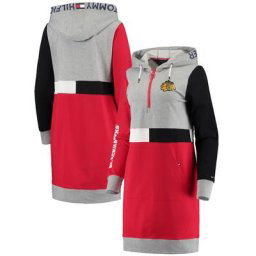 Robe basket Tommy Hilfiger Chicago Blackhawks pour femme, gris/rouge