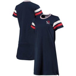 Robe Chelsea Rétro Ringer Detail - Marine/Blanc - Femme