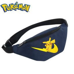 Sacs de taille Pokémon Anime Pikachu pour hommes et femmes sacs de poitrine à bandoulière initiés