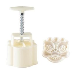 Moule à gâteau de lune Portable presse à main en plastique cuisson utile mi-automne