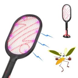 Raquette Anti-Moustiques Électrique Rechargeable par USB Piège à Insectes Volants Modes Touristes