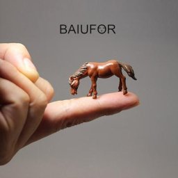 BAIUFOR-Animaux MiniIndicarium Terrarium Mini cheval et cerf Gradation Figurines de jardin